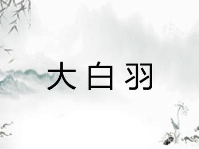 大白羽