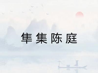 隼集陈庭