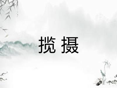 揽摄