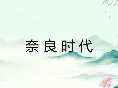 奈良时代