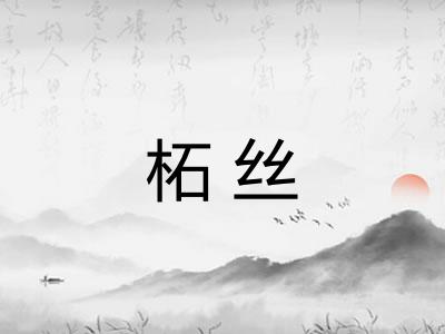 柘丝