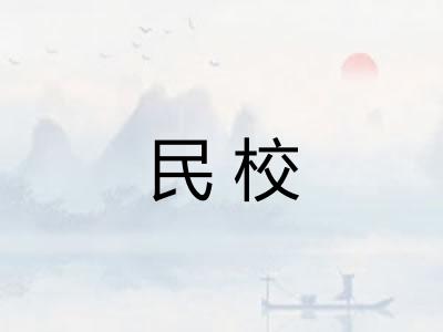 民校