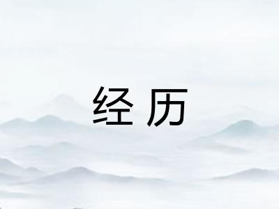 经历