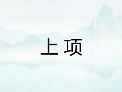 上项