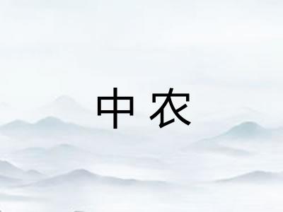 中农