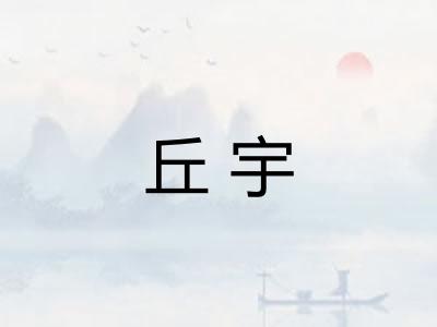 丘宇