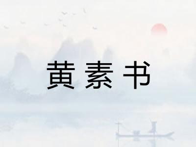 黄素书