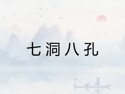 七洞八孔