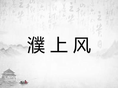 濮上风