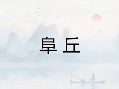 阜丘