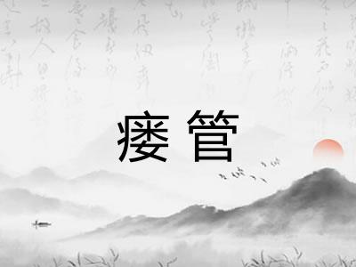 瘘管