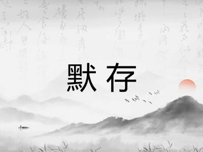 默存