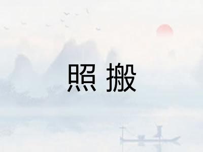 照搬