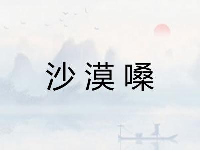 沙漠嗓